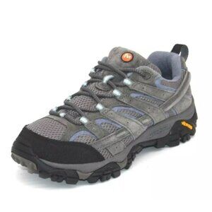 MERRELL MOAB 2 VENTILATOR J06016 GREY/BLUE/BLACK WOMEN 5.5 HIKING Trail SHOE